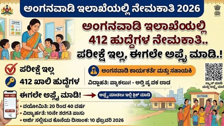 Anganwadi Recruitment 2026