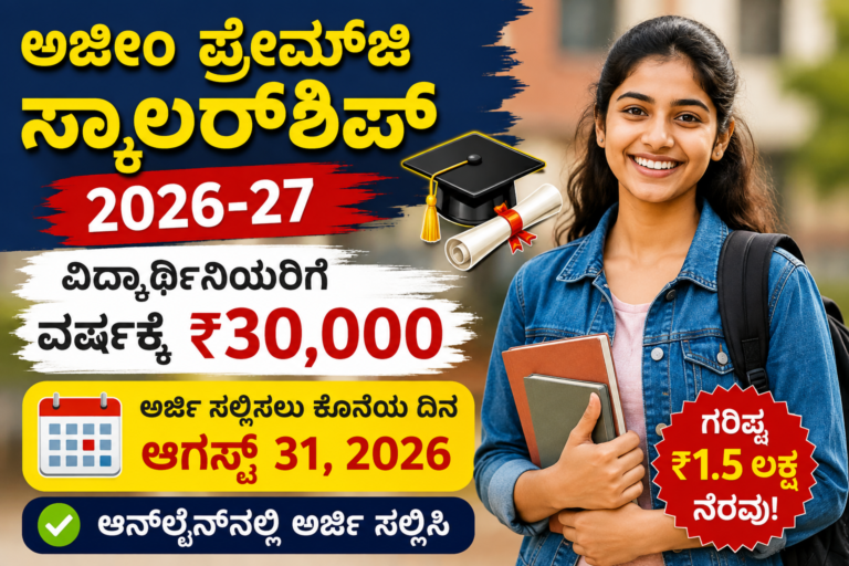 Azim Premji Scholarship 2026-27