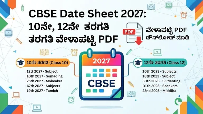 CBSE Date Sheet 2027